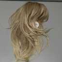 HAIRCUBE Light Blonde Wigs for Women Shoulder Length Natural Curly Wigs for Daily Use Touch Fell Like Real Hair