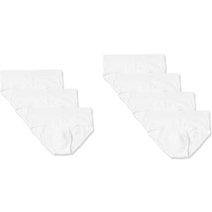 Amazon Essentials Men's Cotton Jersey Brief, Pack of 7 (X-Large, White)