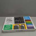 Acrylic Calendar for Fridge - Magnetic Calendar for Refrigerator - 2pc Family Refrigerator Magnetic Dry Erase Planning Board Monthly Weekly - 6 Markers & 3 Backgrounds - Easter Gifts for Women & Men