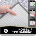 OLANLY Bathroom Runner Rug 70x24, Extra Soft and Absorbent Microfiber Bath Rugs, Non-Slip, Machine Washable, Quick Dry Shaggy Bath Carpet, Extra Long Bath Mats for Bathroom, Tub, Shower, Grey