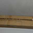 108"/9FT Top Mount Sliding Barn Door Hardware Kit Stainless Steel, Heavy Duty, Smoothly and Quietly, Barn Door Track Fit Max. 27.5"×2 Wide Double Door, Easy to Install (Panel not Included)