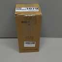 UPTRONIC Toilet Brush, Toilet Bowl Brush with Extra Long Handle Durable Bristles Toilet Scrubber and Covered Holder for Toilet Brush Set for Bathroom Cleaning (Brown, 1 Set)