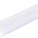 uxcell Shower Door Side Seal, U-Type Shower Door Sweep for 1/2" Glass 86.5" Long Silicone Frameless Glass Door Seal Strip, Stop Shower Leaks, Clear