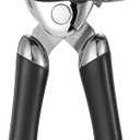 Multi-function Manual Can Opener Bottle Opener, Oversized Hand-held Easy Rotary Knob, Safe Cut Can Opener with Non-Slip Handle, Smoother Cut Sharp Blade for Seniors Kitchen Tool, Black 2 Packs