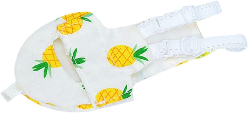 BESPORTBLE Pet Bird Clothing Parrot Diaper Bird Pant Flying Costume for Parrots Cockatiels Pigeons High Absorbency Waterproof Random Styles (XS)