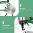 Leather Sewing Machine, Manual Cobbler Sewing Machine Leather, Shoe Repair Machine with Dual Cotton Nylon Line Canvas for Shoe Tents and Belt