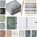 20 Sets Coworker Christmas Gifts Bulk Thank You Spiral Notebook with Sticky Notes Inspirational Quotes Pen Employee Appreciation Gifts for Coworker Teacher Groups Office Staff (Fresh Color)