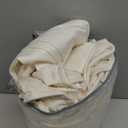 Extra Long Ivory Velvet Curtains for Living Room 108 Inch Thermal Insulated Wide Drapes for Large Window Noise Reducing Light Darkening Curtains for Bedroom Off White Ceiling to Floor Length 2 Panels