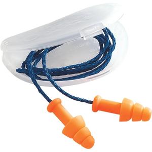Howard Leight by Honeywell SmartFit Heat-Activated Corded Reusable Earplugs, 100-Pairs (SMF-30), Orange