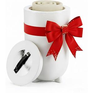 Uthfy 35L Towel Warmers for Bathroom, Aroma Tray, Auto Shut Off, Heating Timer 15/30/45/60 Min, Two 40x70 Bathrobes Blankets, PJ's, for Spa, 35L, White