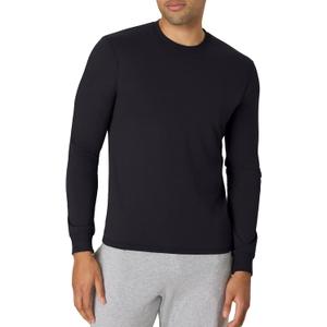 Hanes Men's Originals Long Sleeve T-Shirt, Lightweight Tri-Blend Jersey Tee for Men (X-Large, Black)