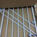 Baby Gate No Drilling, 29"-40" Auto Close Dog Gate Indoor for Doorways & Stairs, Pressure Mounted Adjustable Pet Gate, Easy Walk Through Child Gate for Children & Pets Stroller Friendly, White