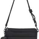 ACUARIO Crossbody Bags for Women - Puffy Tote Bag Purse for Work, Travel, Shoulder Handbag with Small Wallet