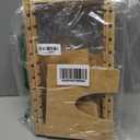 Pot and Pan Organizer for Under Cabinet  Bamboo Pot Lid Organizer for Cabinet with Magnetic Lock, Expandable 2-in-1, Adjustable Dividers, Non-Slip Base for Cutting Boards, Cookie Sheets, Bakeware