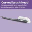 5 x Philips AVENT Baby Bottle and Nipple Brush, Grey, SCF145/18