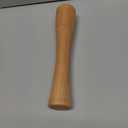 Onebite Sauerkraut Pounder for Mason Jars, Vegetable Fermentation Tamper for Sauerkraut Crocks with Scale Marks - 12" One Piece of Solid Wood, Classic Flat Base