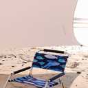 Neso Beach Chairs - Lightweight, Portable and Foldable Recliner Beach Chairs for Park, Camping and Outdoor Adventures - with Slip Pockets and Shoulder Strap - 2 Pack - Save the Whales - Regular