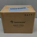 Bonsaii Safe Box with Electronic Keypad, Steel Security Lock Box with Key, 0.23 Cubic Feet, 9.06" W x 6.69" D x 6.69" H, Small Hidden Safe for Cash Jewelry