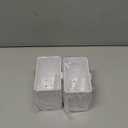 Suclain 2 Pcs Wall Mounted Organizer Non-Drilling Adhesive Floating Shelf White Wall Bin Organizer Hanging Storage Containers for Bedroom Bathroom Kitchen Office