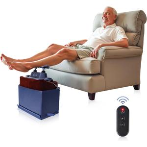 Leg Massager with Variable Speed, Foot Circulation Machine, Leg Exerciser While Sitting for Seniors, Circulation Machine for Feet