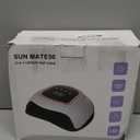 Gugusure Upgrade UV Nail Lamp. Nail Dryer for Gel Polish with Auto Sensor and 4 Timer Settings (Bright White)