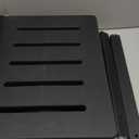 Apolimi Shower Chair,HDPE Shower Bench for Inside Shower to Sit On It, Shower Stool with Storage Shelf 2-Tier Spa Stool for Elderly,Water Resistant & Non-Slip Design Shower Seat Bench (Black S Size)