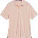 Amazon Essentials Mens Golf Polo Shirt, Moisture-Wicking Quick Dry, Short Sleeve (Large, Light Pink)