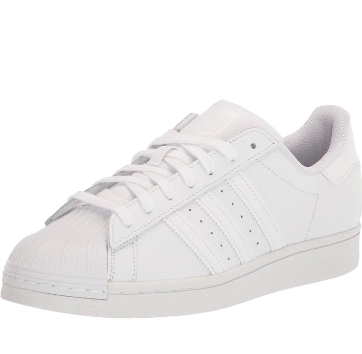 adidas Originals Kids' Superstar Sneaker, White, Size 9