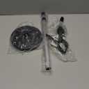 Erytlly Hair Dryer Stand Hands Free 360-Degree Rotating Adjustable Height Metal Hair Dryer Stand Blow Dryer Holder for Bathroom, Vanity, Makeup Room (Basic)