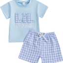 Big Sister Little Brother Outfit Newborn Short Sleeve TShirt Shorts Toddler Summer Clothes Sibling Matching Outfits