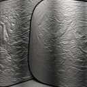 EcoNour Car Windshield Sun Shade Foldable, 2 Piece Car Sunshades Reflect UV Rays and Heat, Front Windshield Sunshade for Car Window and Interior Protection, Medium 31 x 28 Inches