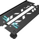 Adjustable Large Computer Tower Stand 7.9 to 10.2 inch Wide, Mobile PC Stand for Most Desktop Towers, Steel CPU Stand with Locking Caster Wheels, Gaming PC Holder,PC Cart