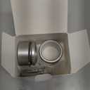 Anovo Flag Pole Rings, Aluminum Alloy Flagpole Rings 360° Rotating Anti Wrap Flag Mounting Ring with Carabiner for 1.752.02 Inch Diameter Flagpole (Matte Silver, 2 Inch Pack of 2)