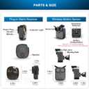 Driveway Alarm- 1/2 Mile Long Range Wireless Driveway Alarm Weather Resistant Motion Sensor&Detector-DIY Security Alert System-Monitor&Protect Outdoor/Indoor Property - 1 Receiver and 1 Sensor