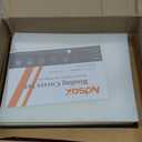 Ndsox 200 Pack Binding Covers and Backs Set 8.5 x 11 Inches Letter Size, 100 8-Mil Clear Binding Covers, 100 12-Mil Black Sand-Textured Binding Presentation Polycovers, Un-Punched, Square Corners