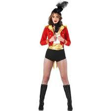 fun shack Womens Circus Ringmaster Costume, Lion Tamer Outfit for Women, Ringmaster Dress for Themed Parties Size S