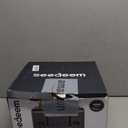 SEEDEEM 4 Slice Stainless Toaster with LCD Display, 7 Shade Settings, Wide Slots, Bagel/Defrost/Reheat Functions, Removable Crumb Tray, 1800W (11.2*10.6*7.3, Dark Metallic)