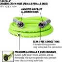 Flexzilla Garden Lead-In Hose, 5/8" x 10', Female to Female Fittings (3/4" - 11 1/2 GHT)