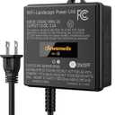 DEWENWILS 60W WiFi Low Voltage Transformer, 120V AC to 12V DC, Smart Outdoor Low Voltage Landscape Transformer with Timer, Work with Alexa & Google Home, Weatherproof for Landscape Lights
