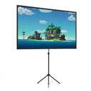 Projector Screen with Stand, Portable Projector Screen and Stand, 60 Inch 16:9, Outdoor Projection Screen, Aluminium Frame, Lightweight and Compact, Easy Setup, Idea for Home Cinema, Backyard Party.
