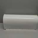 BlissBoard White Mailboxes for Outside Post Mount, Galvanized Steel Metal Mailbox, Standard Size, 20 x 8.7 x 6.7 Inches