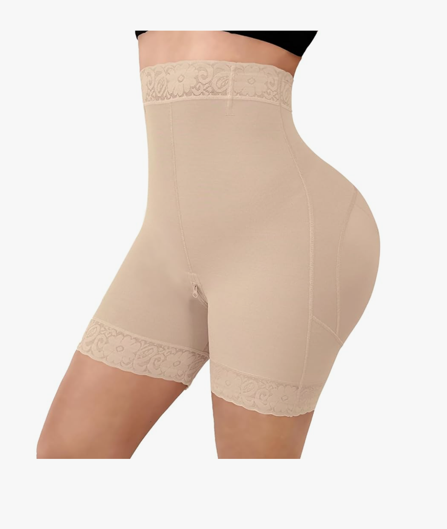 Shapewear Tummy Control Underwear Body Shaper Faja Shorts, Size XS