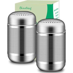 2Pack Refrigerator Odor Eliminator Fridge Deodorizer 2Pcs, Activated Carbon, Lasts 10 Years