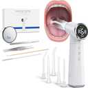 Upgraded Electric Tonsil Stone Remover – Gentle Precise and Safe Removal with 3-Type Adjustable Suction & LED Light – Food-Grade Material,Rechargeable & Waterproof