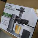 Ninja NeverClog Cold Press Juicer, Powerful Slow Juicer with Total Pulp Control, Countertop, Electric, 2 Pulp Functions, Dishwasher Safe, 2nd Generation, Charcoal, JC151