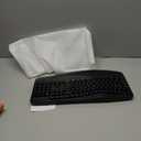 QUASIO Ergonomic Wireless Keyboard with Wrist Rest, Wave Keys, Comfortable Natural Typing, 2.4GHz Full Size Ergo Wireless Computer Keyboard for Multi-OS, Windows, Mac OS Laptop/PC/Notebook (Black)