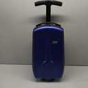 iubest Scooter Luggage Carry On Scooter Suitcase for Kids Age 4-15, Detachable & Foldable 4 in 1 Kids Suitcase, Multifunctional Ride On Travel Trolley Scooter Combo-Blue