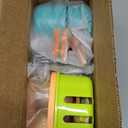 118Pcs Mini Play Kitchen Accessories for Kids, Pretend Cooking Playset with Cookware, Tableware & 2 Fruit Sets, Learning Gift for Girls, Boys, Toddlers, Green