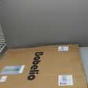 Babelio Auto Close Baby Gate with Cat Door,29-43" Metal Gate for Doorway,Stairs, House,Easy Walk Thru with Pet Door,Includes 4 Wall Cups and 3 Extension Pieces,White