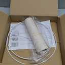 PATIKIL Lamp shades for Table Lamps 11.4" Top x 12.6" Bottom x 9.8" High Drum Lamp shades for Floor Lamps Medium Linen Lampshade Easy Assembly for Lamp Replacement, Beige